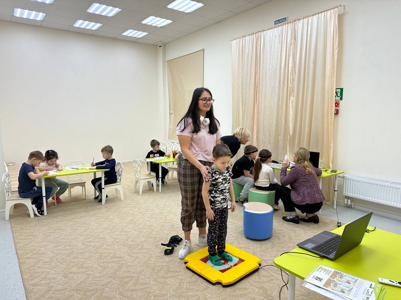 Занятие на стабилоплатформе